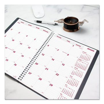 Brownline® Essential Collection 14-month Ruled Monthly Planner, 11 X 8.5, Black Cover, 14-month (dec To Jan): 2021 To 2023 freeshipping - TVN Wholesale